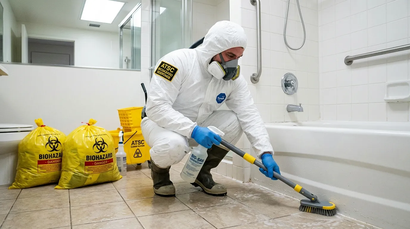 Decontamination equipment deployed for Blood Cleanup in Stony Point